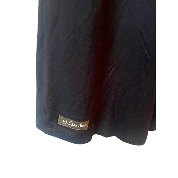 Matilda Jane shirt Dress Size S Mini NWT Lagenlook Capsule Wardrobe Black - Picture 10 of 12